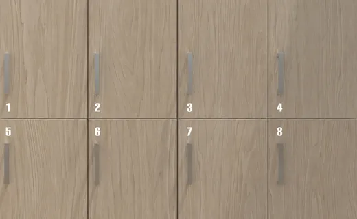 Locker Number Stickers Set of 50