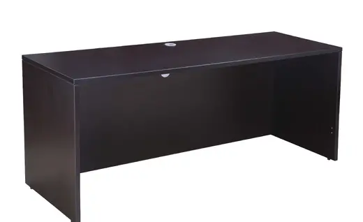 Rectangular Credenza Desk Shell - 71 x 24