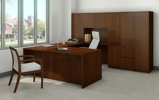 U Shaped Desks with Extreme Storage