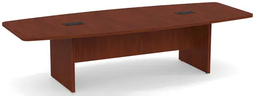 120 x 33/48 Boat Shaped Conference Table (2pc leaf)