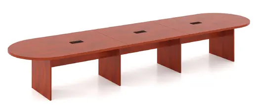 192 x 48 Racetrack Conference Table - 3 Leaf