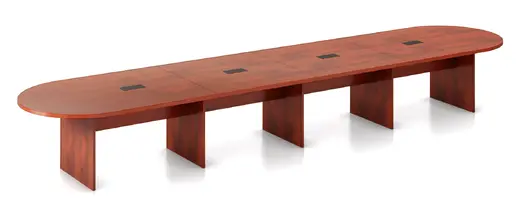 216 x 48 Racetrack Conference Table - 4 Leaf