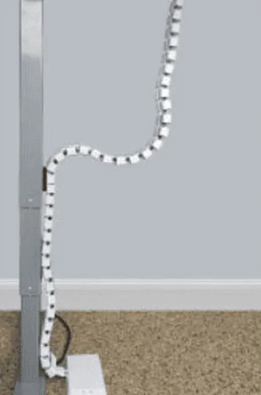 Vertical Wire Manager, 59 L segmented