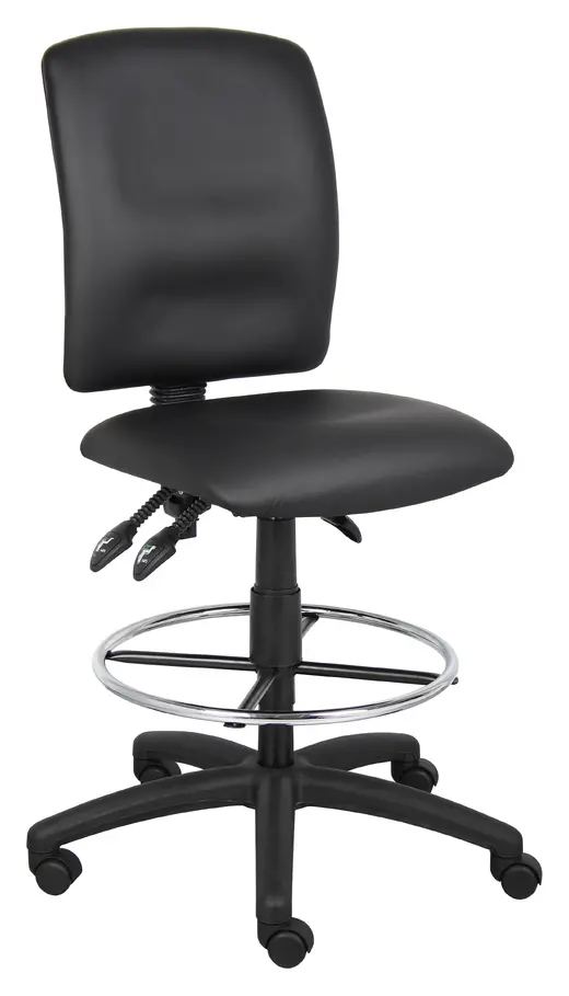 Multi-Function LeatherPlus Drafting Stool