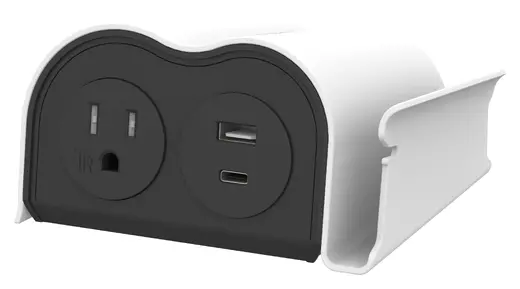 Mesa, 6' Cord, Black Base, White Top