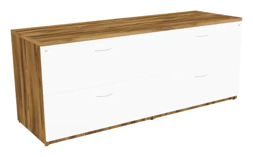 4-Drawer Double Lateral File - MMH3S Handle - 72 x 24