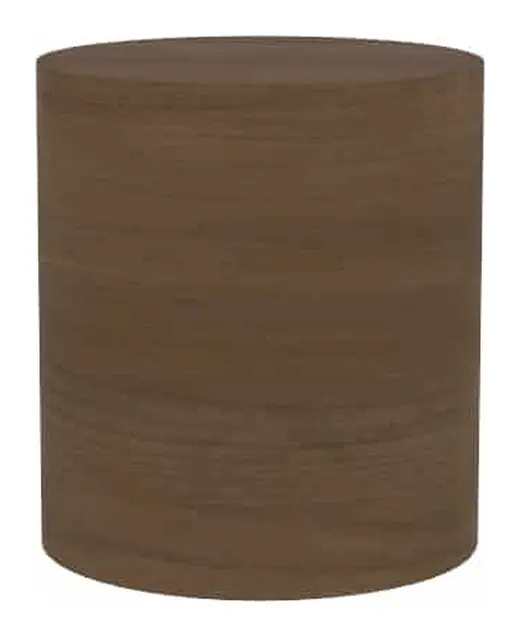 18W x 18D x 20H - Pause Drum Cylinder Table