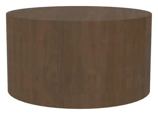37W x 37D x 20H - Pause Drum Cylinder Table