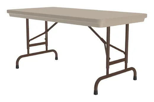 Blow Molded Plastic Adjustable Height Table