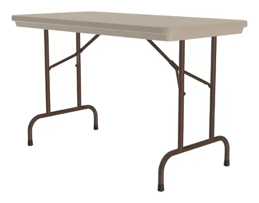 Tamper Resistant Plastic Folding Table