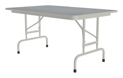 High Pressure Laminate Adjustable Height Folding Table