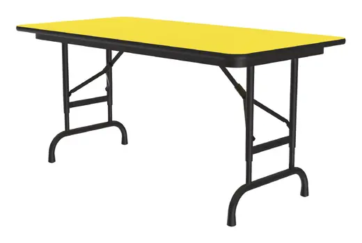 High Pressure Laminate Adjustable Height Folding Table