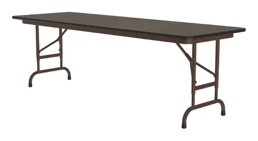 Adjustable Height Thermal Fused Laminate Folding Table