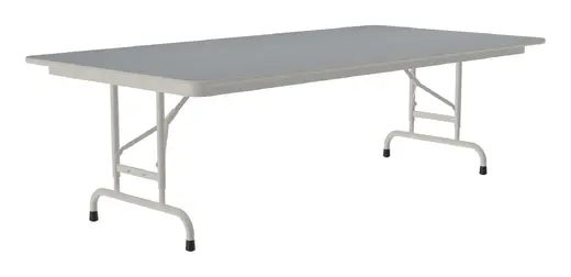 Adjustable Height Thermal Fused Laminate Folding Table