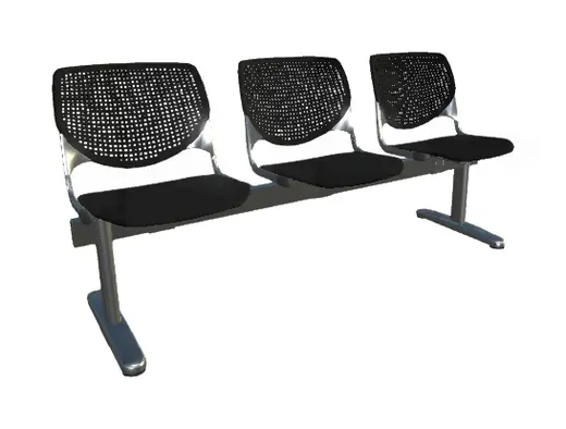 71 x 22 x 31 - Beam Seating, Three Seat