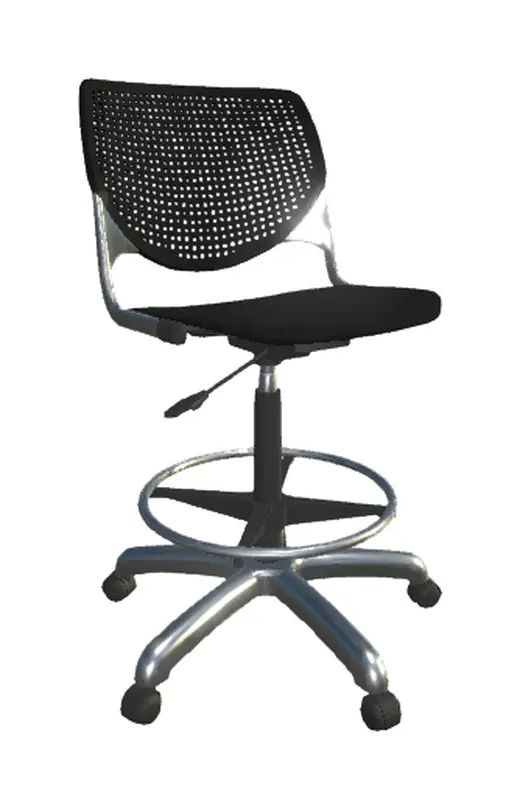 19.3 x 22 x 37-47.25 - Armless Task Stool