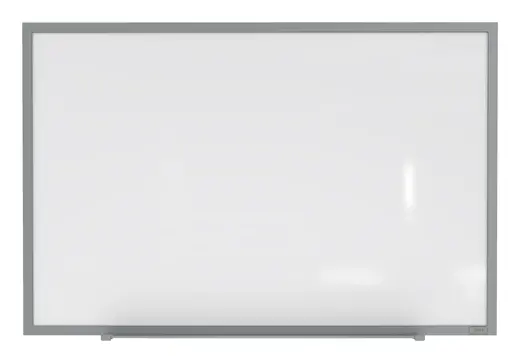 3'x5' Aluminum Frame Porcelain Magnetic Whiteboard, 1 Marker, 1 Eraser