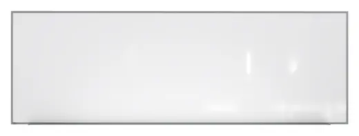 4'x12' Aluminum Frame Porcelain Magnetic Whiteboard, 1 Marker, 1 Eraser