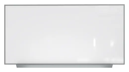 4'x7'-4 Aluminum Frame Premium Porcelain Magnetic Whiteboard - 1 Marker, 1 Eraser
