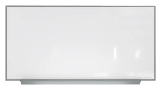 4'x10' Aluminum Frame Premium Porcelain Magnetic Whiteboard - 1 Marker, 1 Eraser