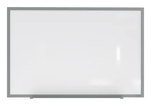 Ghent Magnetic Hygienic Porcelain Whiteboard with Aluminum Frame, 2'H x 3'W