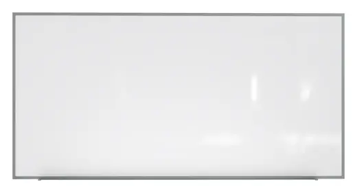 Ghent Magnetic Hygienic Porcelain Whiteboard with Aluminum Frame, 4'H x 8'W