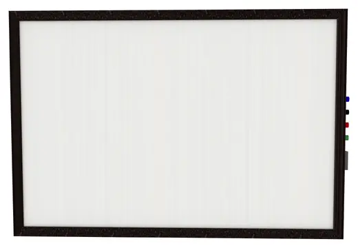 2' x 3' Impression Modern Frame - Porcelain Whiteboard