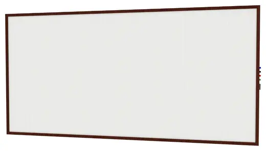 4' x 8' Impression Modern Frame - Porcelain Whiteboard