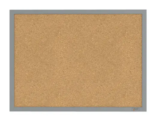 18x24 Aluminum Frame Natural Cork Bulletin Board 