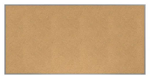 4'x8' Aluminum Frame Natural Cork Bulletin Board 