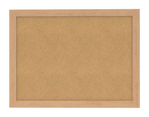 18x24 Wood Frame Natural Cork Bulletin Board 