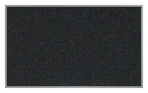 4'x6' Aluminum Frame Recycled Rubber Bulletin Board