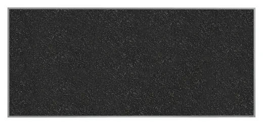 4'x12' Aluminum Frame Recycled Rubber Bulletin Board