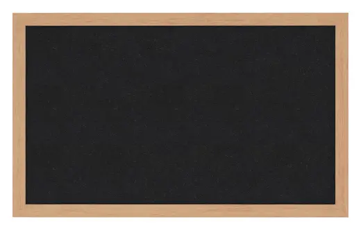 3'x4' Wood Frame, Oak Finish Recycled Rubber Bulletin Board