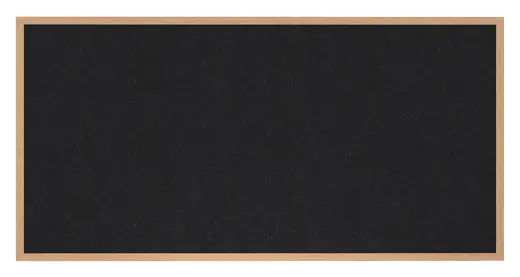 4'x8' Wood Frame, Oak Finish Recycled Rubber Bulletin Board