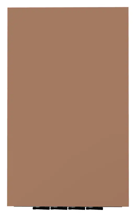 Aria 5'H x 3'W Magnetic Low Profile 1/4 Tempered Glassboard - Vertical - 4 Rare Earth Magnets, 4 Markers and Eraser
