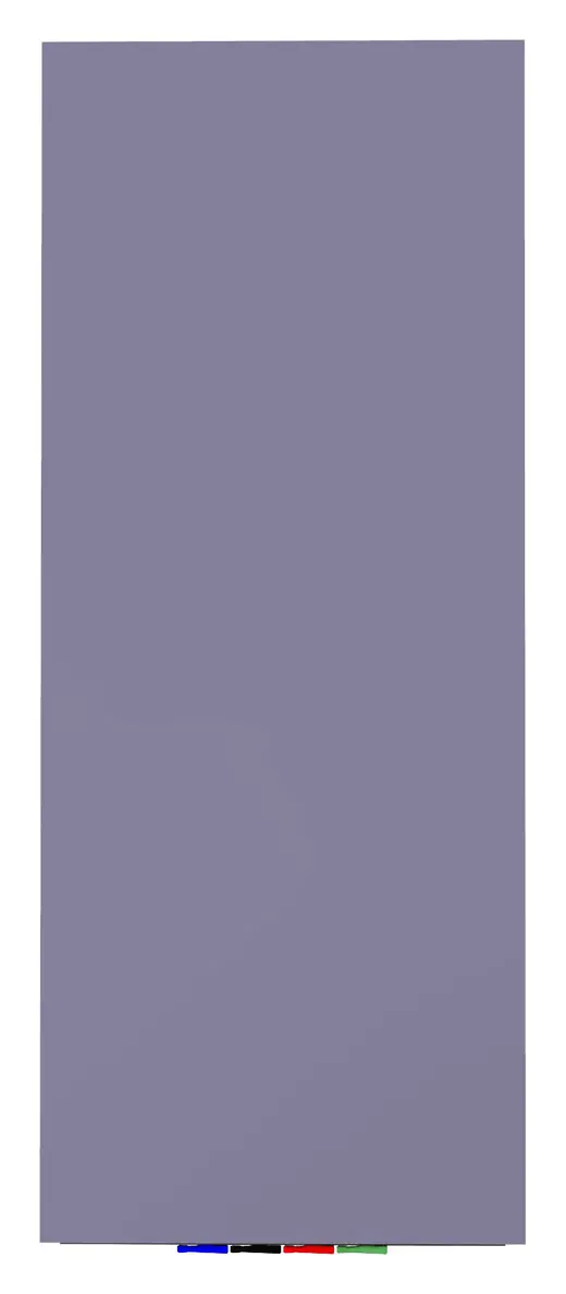 Aria 10'H x 4'W Magnetic Low Profile 1/4 Tempered Glassboard - Vertical  - 4 Rare Earth Magnets, 4 Markers and Eraser