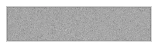 Border Bulletin Board w/ White Frame, Horizontal - 36W x 12H