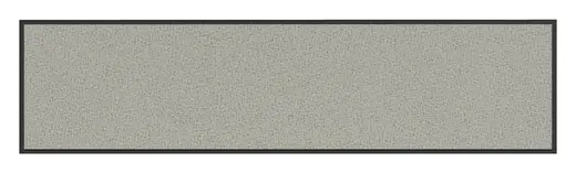 Border Bulletin Board w/ Black Frame, Horizontal - 48W x 12H
