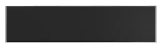 Border Bulletin Board w/ Silver Frame, Horizontal - 48W x 12H