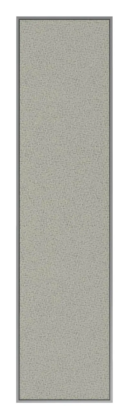 Border Bulletin Board w/ Silver Frame, Vertical- 12W x 36H