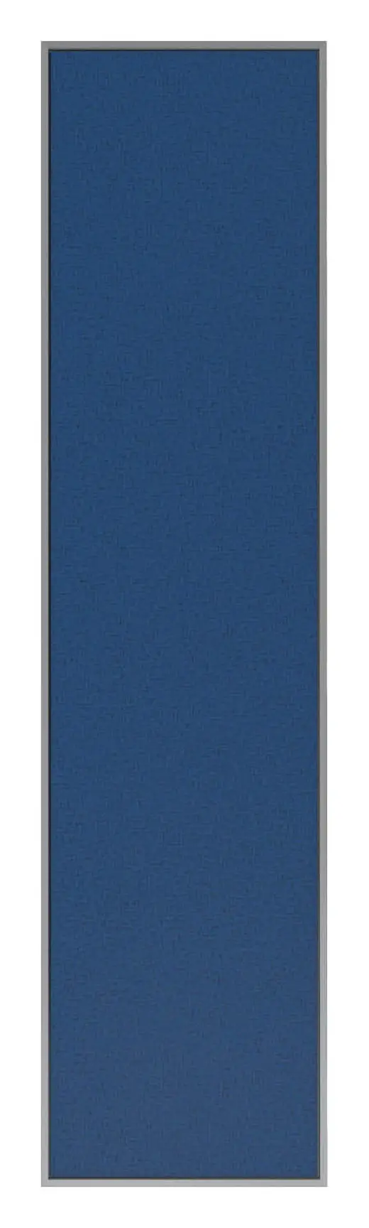 Border Bulletin Board w/ Silver Frame, Vertical - 12W x 48H