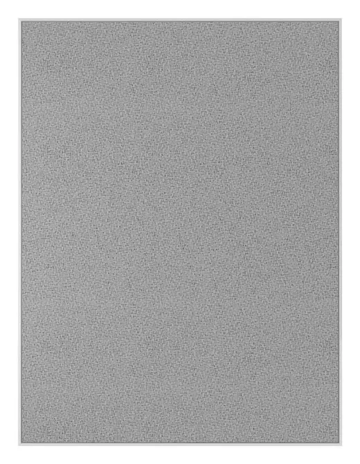 Border Bulletin Board w/ White Frame, Vertical - 36W x 48H