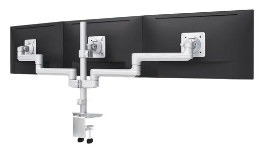 Triple Fixed + Fixed Monitor Arms