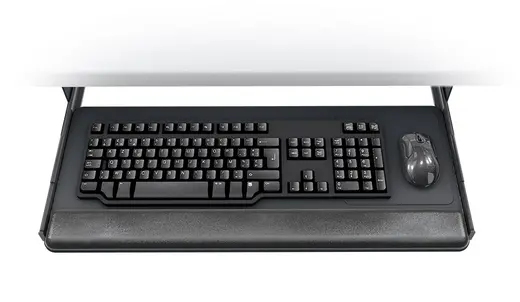 Keyboard tray slide platform