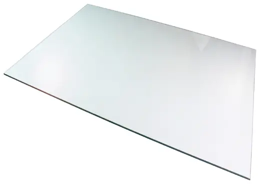 Cleartex Glaciermat Heavy Duty Glass Chair Mat for Hard Floors and Carpets - 36 x 42 x .24