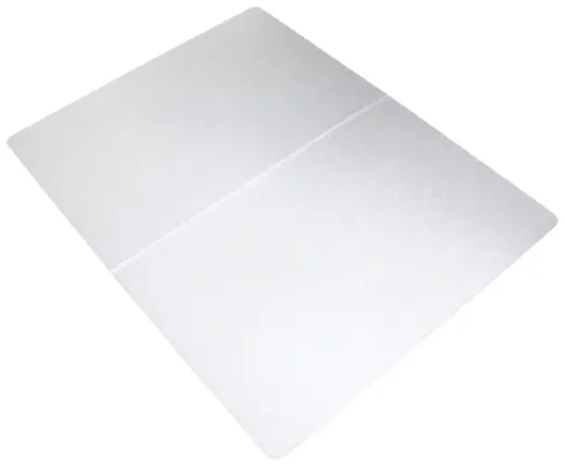 Cleartex Revolutionmat Polypropylene Rectangular Foldable Chair Mat for Carpets - 45 x 53 x .1