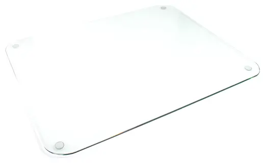 Desktex Glaciermat Glass Desk Pad - 19 x 24 x .2