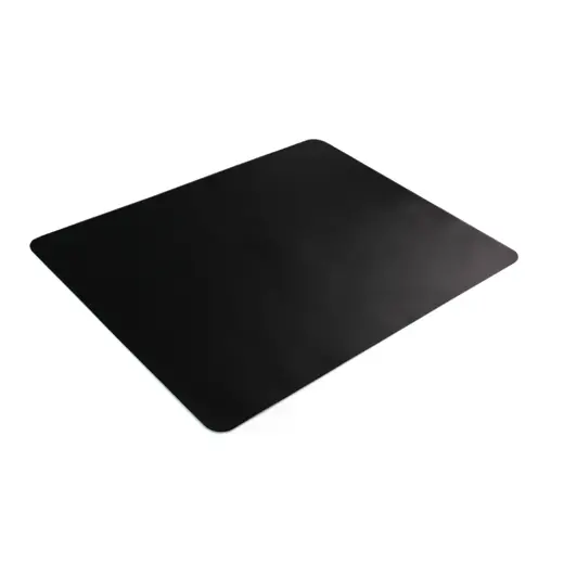 Desktex Black Vinyl Rectangular Desk Pad - 20 x 36 x .03