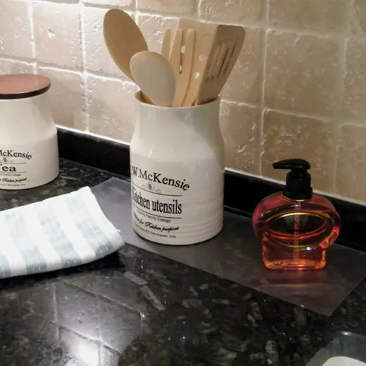 Hometex Anti-Microbial Vinyl Rectangular Shelf Protector - 24 x 60 x .04